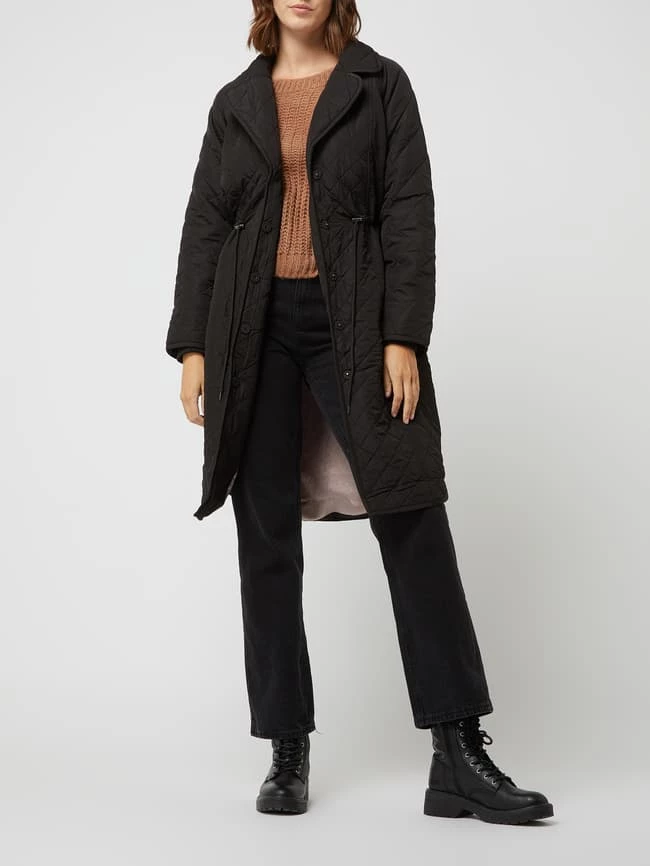 Rosemunde Steppmantel Mit Reverskragen - Schwarz 1 Rosemunde Steppmantel Mit Reverskragen - Schwarz