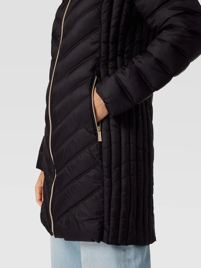 MICHAEL Michael Kors Steppmantel Mit Label-Detail Modell 'LONG' - Schwarz 3 MICHAEL Michael Kors Steppmantel Mit Label-Detail Modell 'LONG' - Schwarz – Bild 3