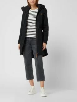 Ragwear Parka Mit Kapuze Modell 'Jannisa' - Schwarz
