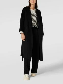 Joseph Janard Mantel Mit Seitlichen Eingrifftaschen - Schwarz