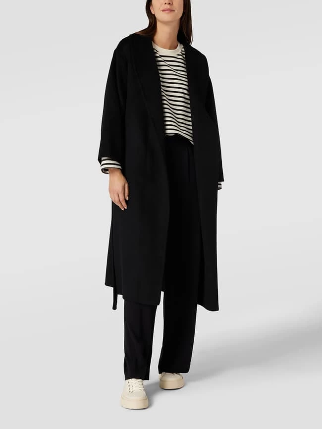 Joseph Janard Mantel Mit Seitlichen Eingrifftaschen - Schwarz 1 Joseph Janard Mantel Mit Seitlichen Eingrifftaschen - Schwarz