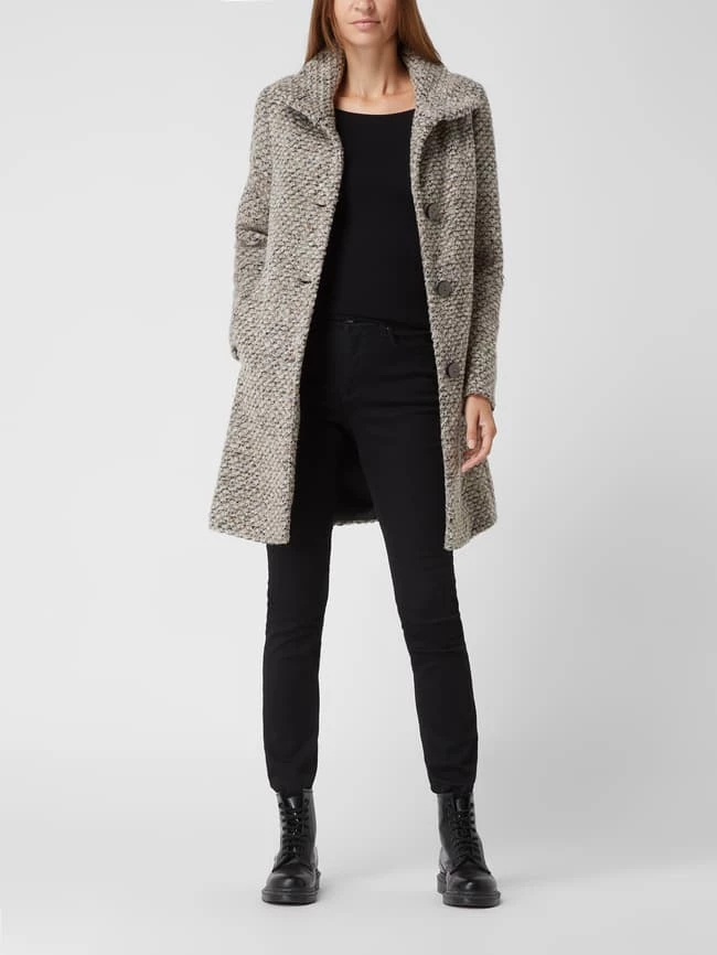 Milo Coats Wollmantel Mit Alpaka-Anteil Modell 'Lisette' - Beige 1 Milo Coats Wollmantel Mit Alpaka-Anteil Modell 'Lisette' - Beige