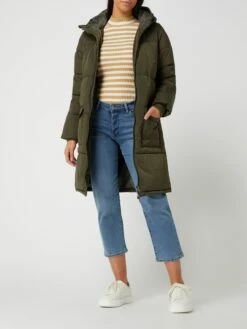 Object Steppmantel Mit Wattierung Modell 'Zhanna' - Khaki