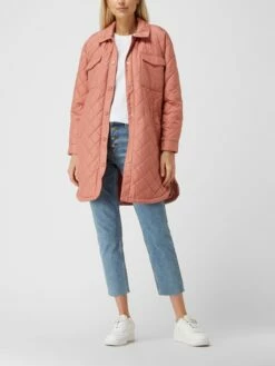 Only Steppmantel Mit Umlegekragen Modell 'New Tanzania' - Mauve