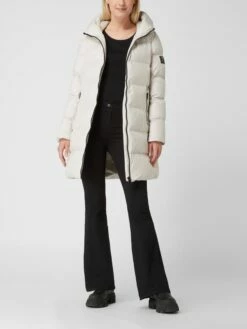 ECOALF Light-Steppmantel Mit Kapuze - Stein