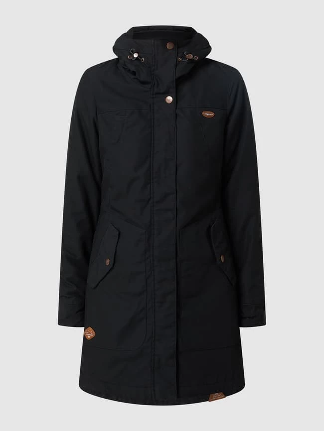 Ragwear Parka Mit Kapuze Modell 'Jannisa' - Schwarz 2 Ragwear Parka Mit Kapuze Modell 'Jannisa' - Schwarz – Bild 2