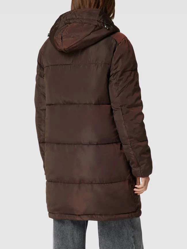 Kaffe Steppmantel Mit Label-Patch Modell 'Kalenoma' - Dunkelbraun 5 Kaffe Steppmantel Mit Label-Patch Modell 'Kalenoma' - Dunkelbraun – Bild 5