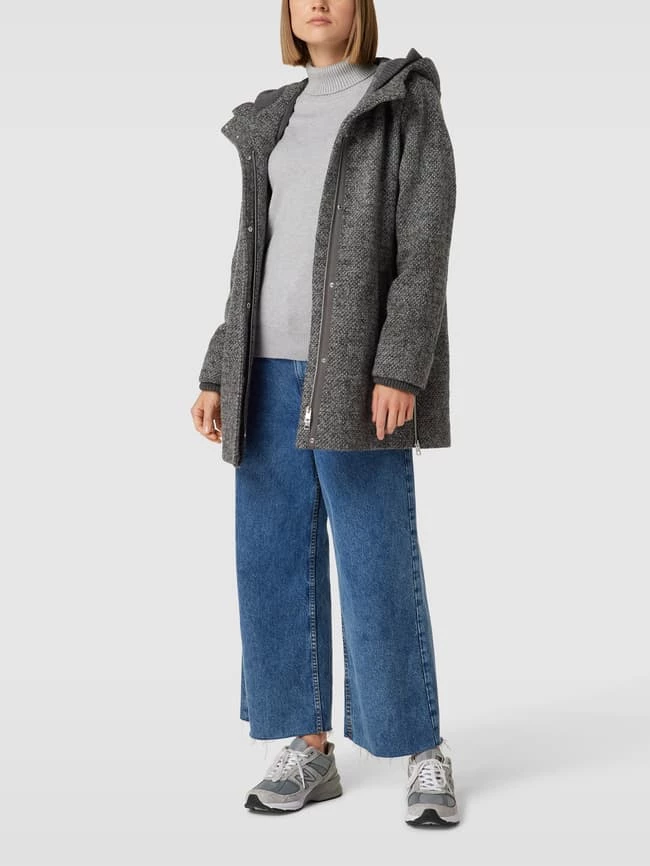 Esprit Mantel In Strick-Optik - Silber Meliert 1 Esprit Mantel In Strick-Optik - Silber Meliert