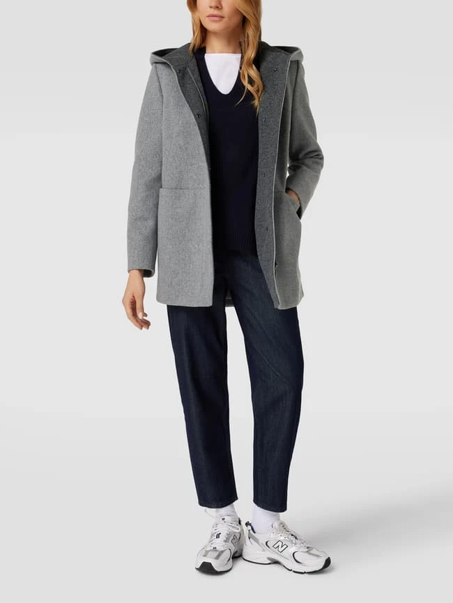 Gil Bret Kurzmantel Mit Eingrifftaschen - Hellgrau Meliert 1 Gil Bret Kurzmantel Mit Eingrifftaschen - Hellgrau Meliert