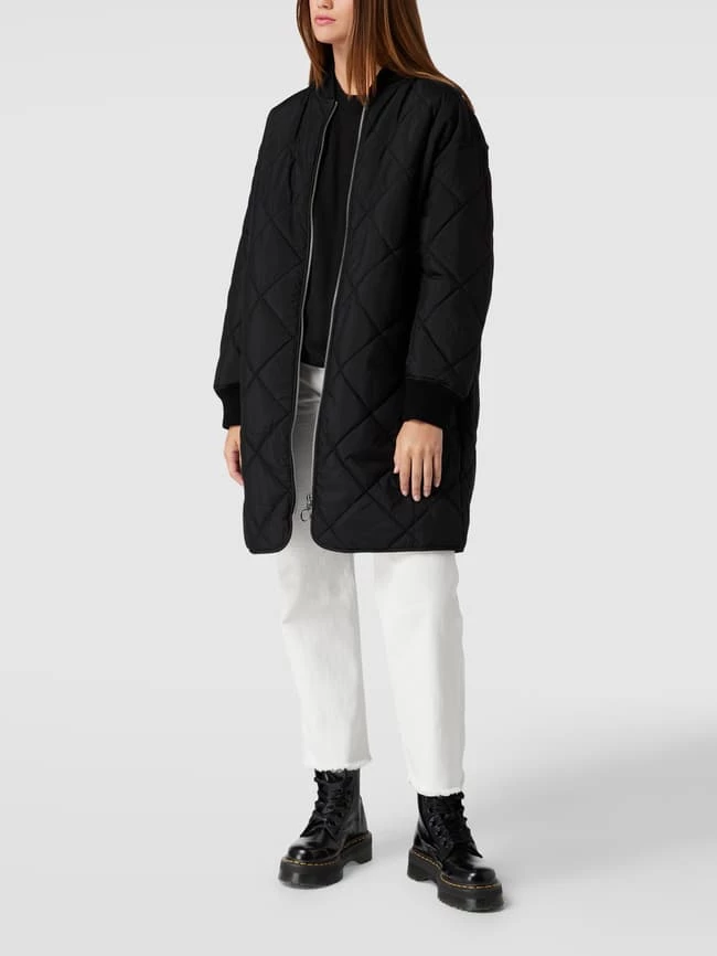 Marc O'Polo Denim Steppmantel Mit Label-Detail - Schwarz 1 Marc O'Polo Denim Steppmantel Mit Label-Detail - Schwarz