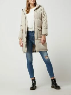 Object Steppmantel Mit Wattierung Modell 'Hanna' - Sand