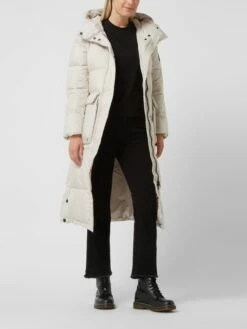 ECOALF Steppmantel Mit Kapuze Modell 'Sibaalf' - Stein