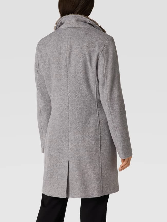 Christian Berg Woman Selection Mantel Mit Stehkragen - Hellgrau Meliert 5 Christian Berg Woman Selection Mantel Mit Stehkragen - Hellgrau Meliert – Bild 5