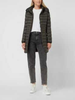 Frieda & Freddies Steppmantel Mit Abnehmbarer Kapuze - Dunkelgrün