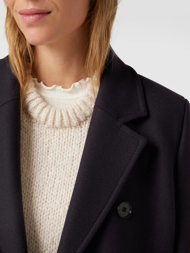 Drykorn Wollmantel Aus Schurwoll-Mix Modell 'Algate' - Marineblau 3 Drykorn Wollmantel Aus Schurwoll-Mix Modell 'Algate' - Marineblau – Bild 3