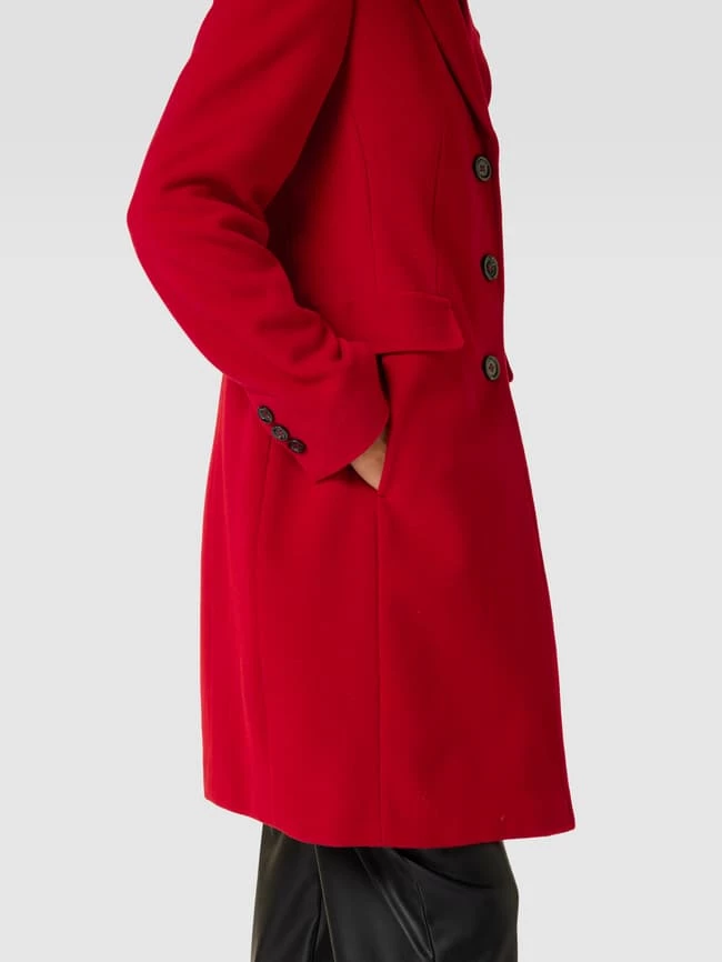 Fuchs Schmitt Mantel Mit Reverskragen - Rot 3 Fuchs Schmitt Mantel Mit Reverskragen - Rot – Bild 3