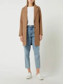 Only Mantel Mit Reverskragen Modell 'Carrie' - Beige Meliert