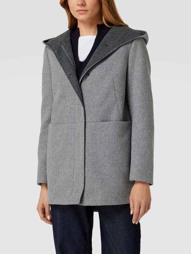 Gil Bret Kurzmantel Mit Eingrifftaschen - Hellgrau Meliert 4 Gil Bret Kurzmantel Mit Eingrifftaschen - Hellgrau Meliert – Bild 4