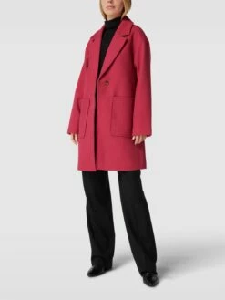 Edc By Esprit Mantel Mit Reverskragen - Pink