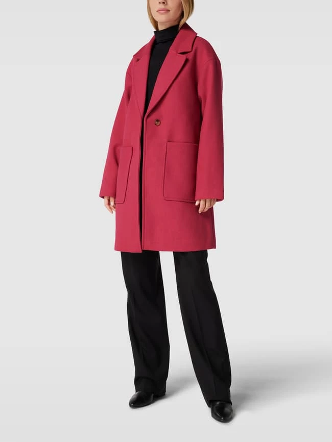 Edc By Esprit Mantel Mit Reverskragen - Pink 1 Edc By Esprit Mantel Mit Reverskragen - Pink