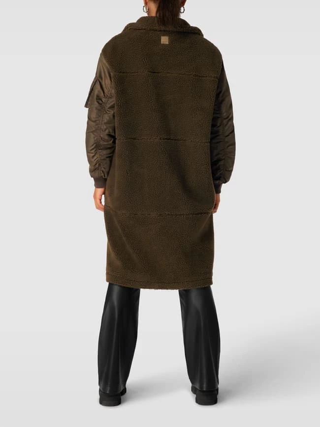 Marc O'Polo Denim Mantel Mit Teddyfell - Khaki 5 Marc O'Polo Denim Mantel Mit Teddyfell - Khaki – Bild 5
