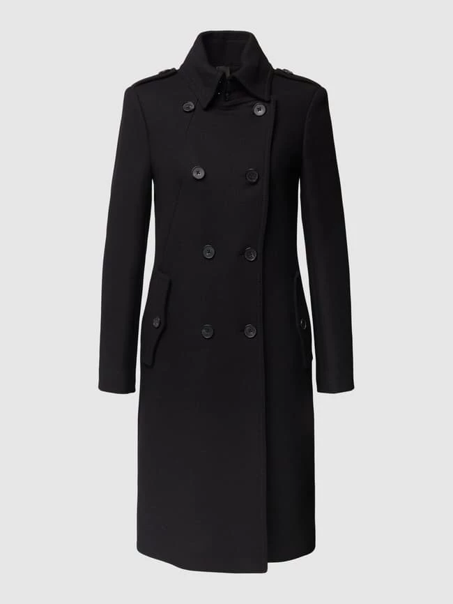 Drykorn Mantel Mit Strukturmuster Modell 'Harleston' - Schwarz 2 Drykorn Mantel Mit Strukturmuster Modell 'Harleston' - Schwarz – Bild 2