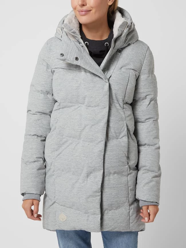 Ragwear Steppmantel Mit Kapuze Modell 'Pavla' - Hellgrau 4 Ragwear Steppmantel Mit Kapuze Modell 'Pavla' - Hellgrau – Bild 4