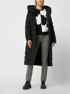 Peuterey Steppmantel Mit Kapuze Modell 'Kraz' - Schwarz