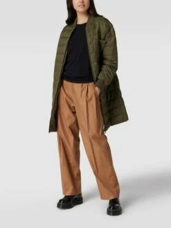 Marc O'Polo Steppmantel Mit Seitlichen Eingrifftaschen - Olivgrün