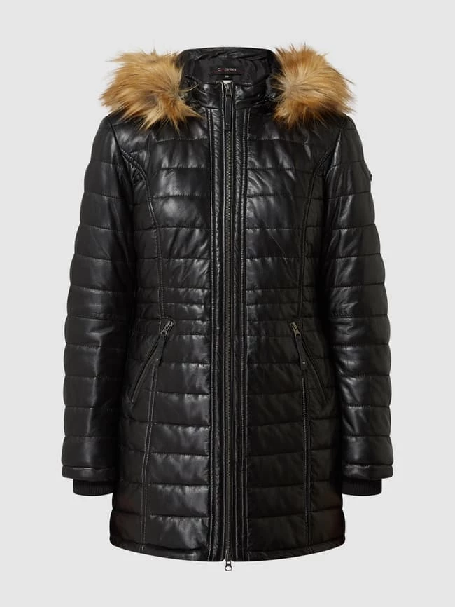 Cabrini Parka Aus Lammnappa - Schwarz 2 Cabrini Parka Aus Lammnappa - Schwarz – Bild 2