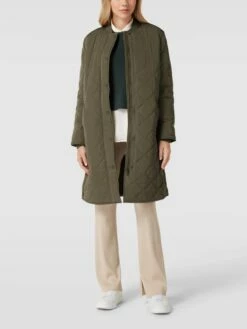 Montego Steppmantel Mit Seitlichen Eingrifftaschen - Olivgrün