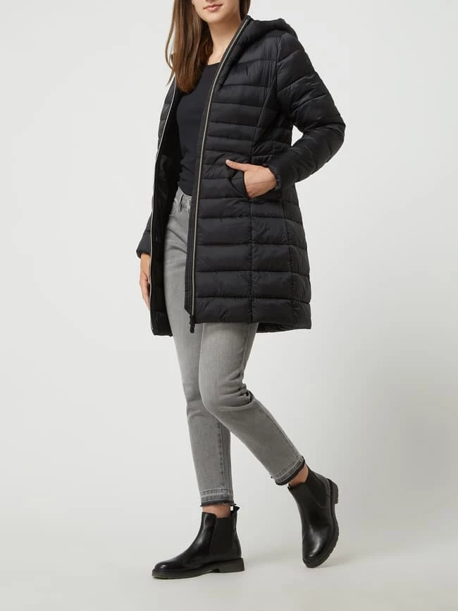 SAVE THE DUCK Steppmantel Mit Wattierung Modell 'Camille' - Wasserabweisend - Schwarz 1 SAVE THE DUCK Steppmantel Mit Wattierung Modell 'Camille' - Wasserabweisend - Schwarz
