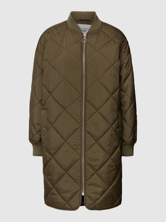 Marc O'Polo Denim Steppmantel Mit Label-Detail - Khaki 2 Marc O'Polo Denim Steppmantel Mit Label-Detail - Khaki – Bild 2