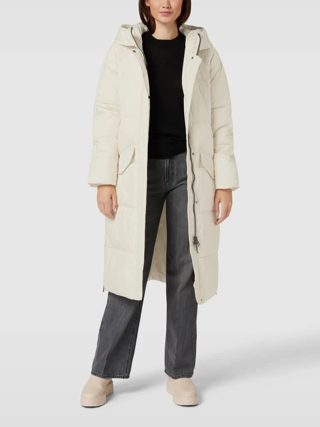 Jake*s Casual Steppmantel Mit Kapuze - Ecru 1 Jake*s Casual Steppmantel Mit Kapuze - Ecru