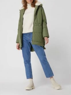 REVIEW Steppjacke Mit Wattierung - Olivgrün