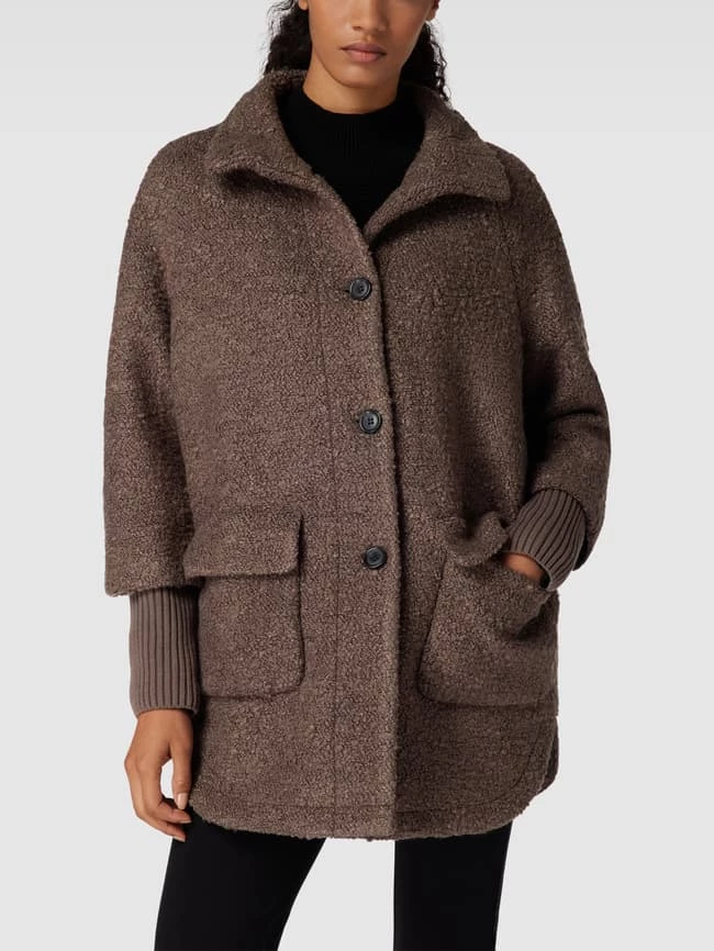 Comma Mantel Mit Pattentaschen - Taupe 4 Comma Mantel Mit Pattentaschen - Taupe – Bild 4