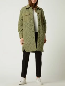 Soaked In Luxury Steppmantel Mit Abnehmbaren Ärmeln Modell 'Lumi' - Wattiert - Khaki