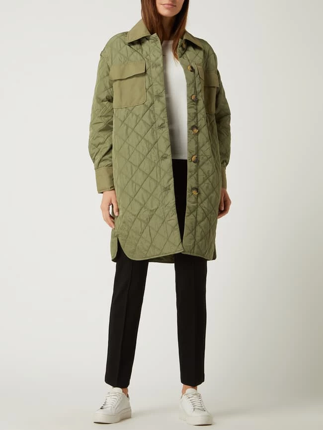 Soaked In Luxury Steppmantel Mit Abnehmbaren Ärmeln Modell 'Lumi' - Wattiert - Khaki 1 Soaked In Luxury Steppmantel Mit Abnehmbaren Ärmeln Modell 'Lumi' - Wattiert - Khaki