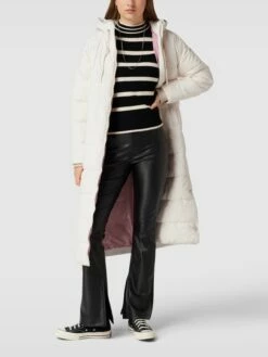 Q/S Designed By Steppmantel Mit Kapuze - Ecru