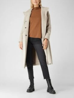 ICONS Cinzia Rocca Mantel Mit Alpaka-Anteil - Beige Meliert