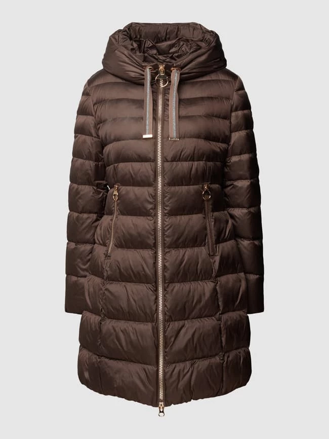 Betty Barclay Daunenmantel Mit Kapuze - Dunkelbraun 2 Betty Barclay Daunenmantel Mit Kapuze - Dunkelbraun – Bild 2