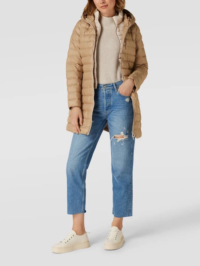 Fuchs Schmitt Steppmantel Mit Label-Detail - Camel 1 Fuchs Schmitt Steppmantel Mit Label-Detail - Camel