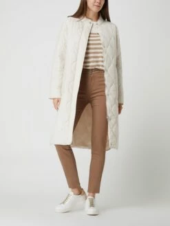 Cinque Steppmantel Mit Seitenschlitzen Modell 'Cipad' - Wasserabweisend - Ecru