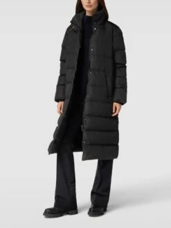 Vila Daunenmantel Mit Stehkragen Modell 'VICAMISA' - Schwarz