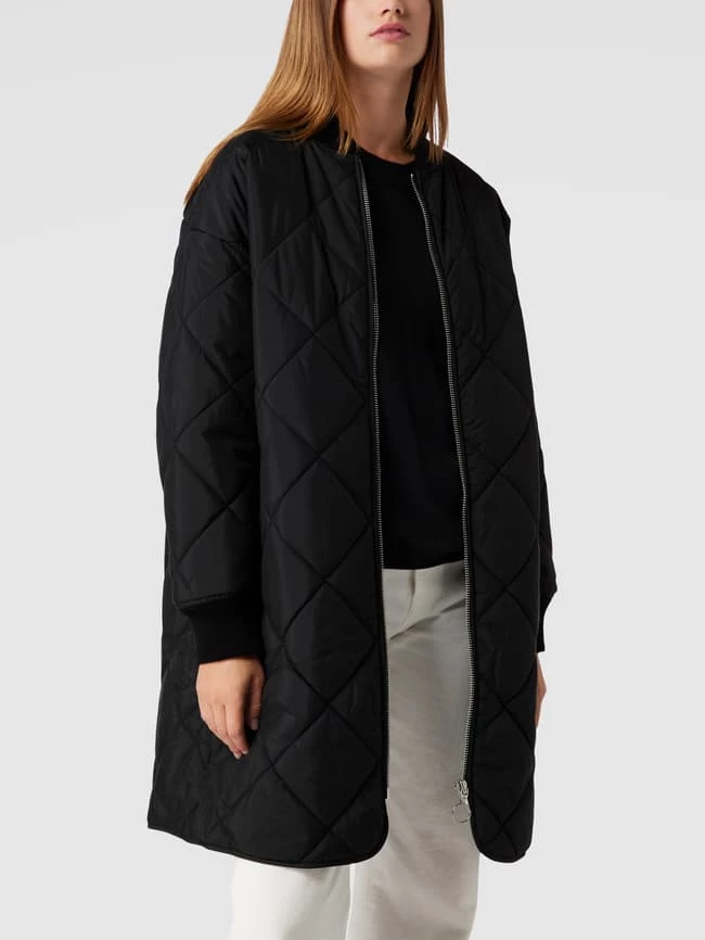 Marc O'Polo Denim Steppmantel Mit Label-Detail - Schwarz 4 Marc O'Polo Denim Steppmantel Mit Label-Detail - Schwarz – Bild 4