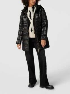 LIU JO SPORT Mantel Mit Label-Details - Schwarz