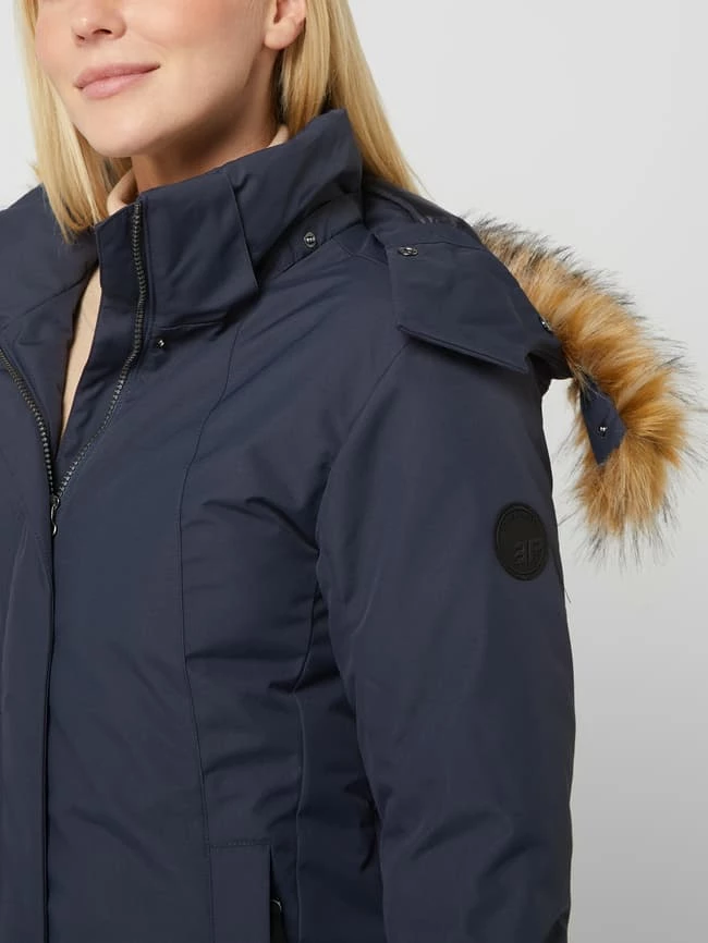 Icepeak Parka Mit Webpelz Modell 'Alcoa' - Dunkelblau 3 Icepeak Parka Mit Webpelz Modell 'Alcoa' - Dunkelblau – Bild 3