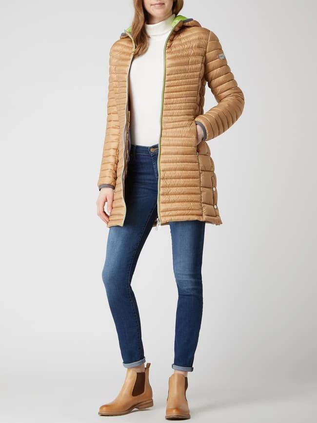 Frieda & Freddies Steppjacke Mit Herausnehmbarer Kapuze - Beige 1 Frieda & Freddies Steppjacke Mit Herausnehmbarer Kapuze - Beige