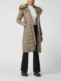 ROCKANDBLUE Daunenmantel Mit Abnehmbarer Kapuze Modell 'Kesha' - Taupe