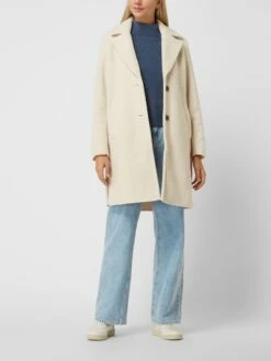 Tom Tailor Mantel Aus Teddyfell - Beige